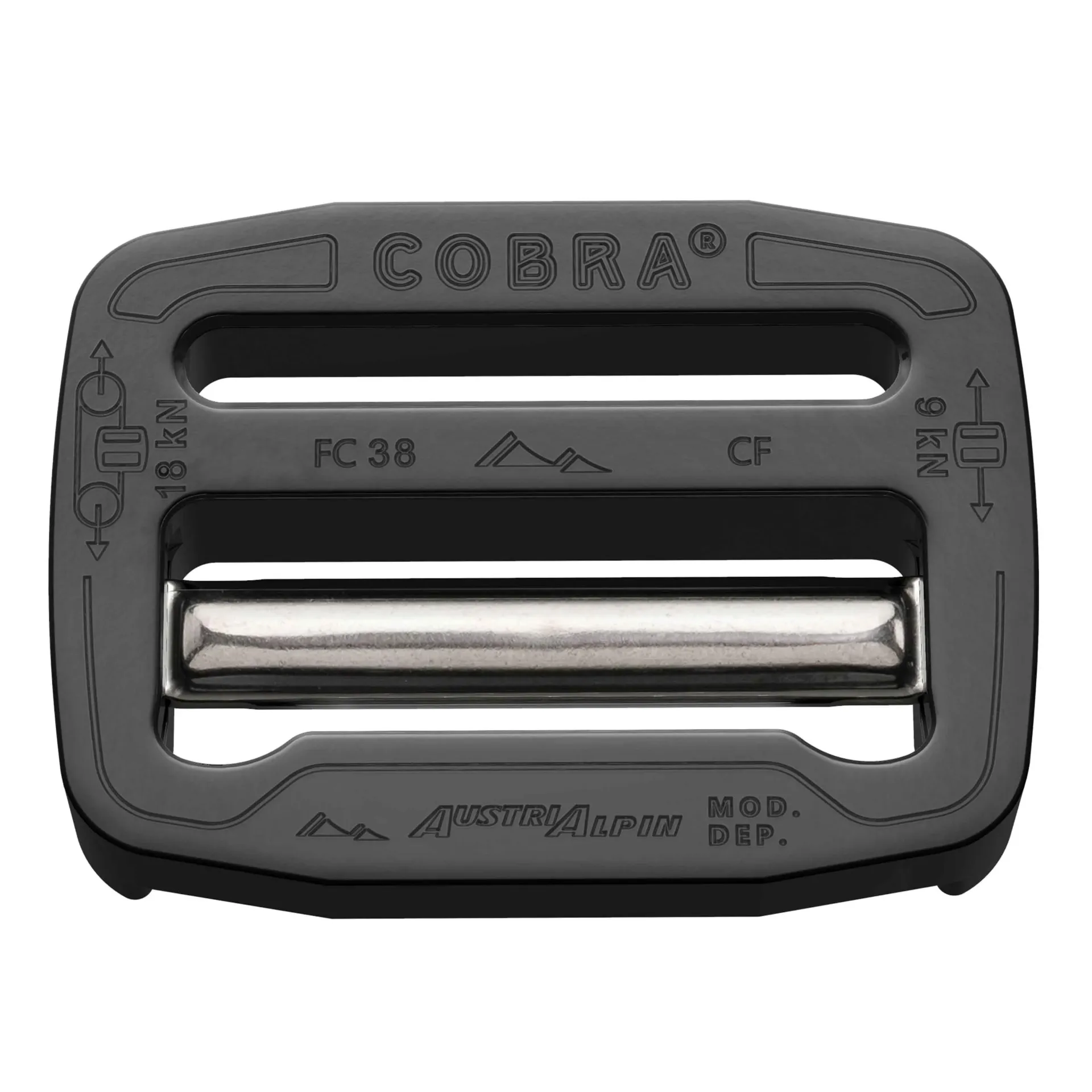 [FC38CF-K] COBRA® FRAME Schwarz KTL 38 mm