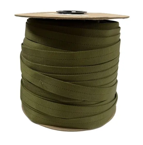 [WT-MMI-OD-NYL-0025-000] Nylon Tubular Gurtband Olive Drab 25 mm