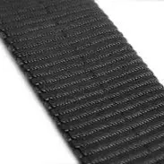 [WT-GW-BL-NYL-0025-000] Nylon Tubular Gurtband Schwarz 25 mm