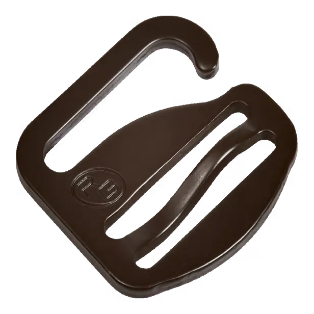 G-Hook Wave Schwarz 25 mm