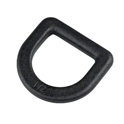 D-ring 2M serii SA Czarny 20 mm