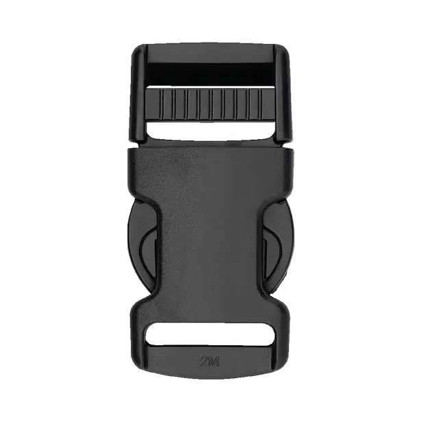 Steckschnalle 2M Warrior-Serie Schwarz 20 mm