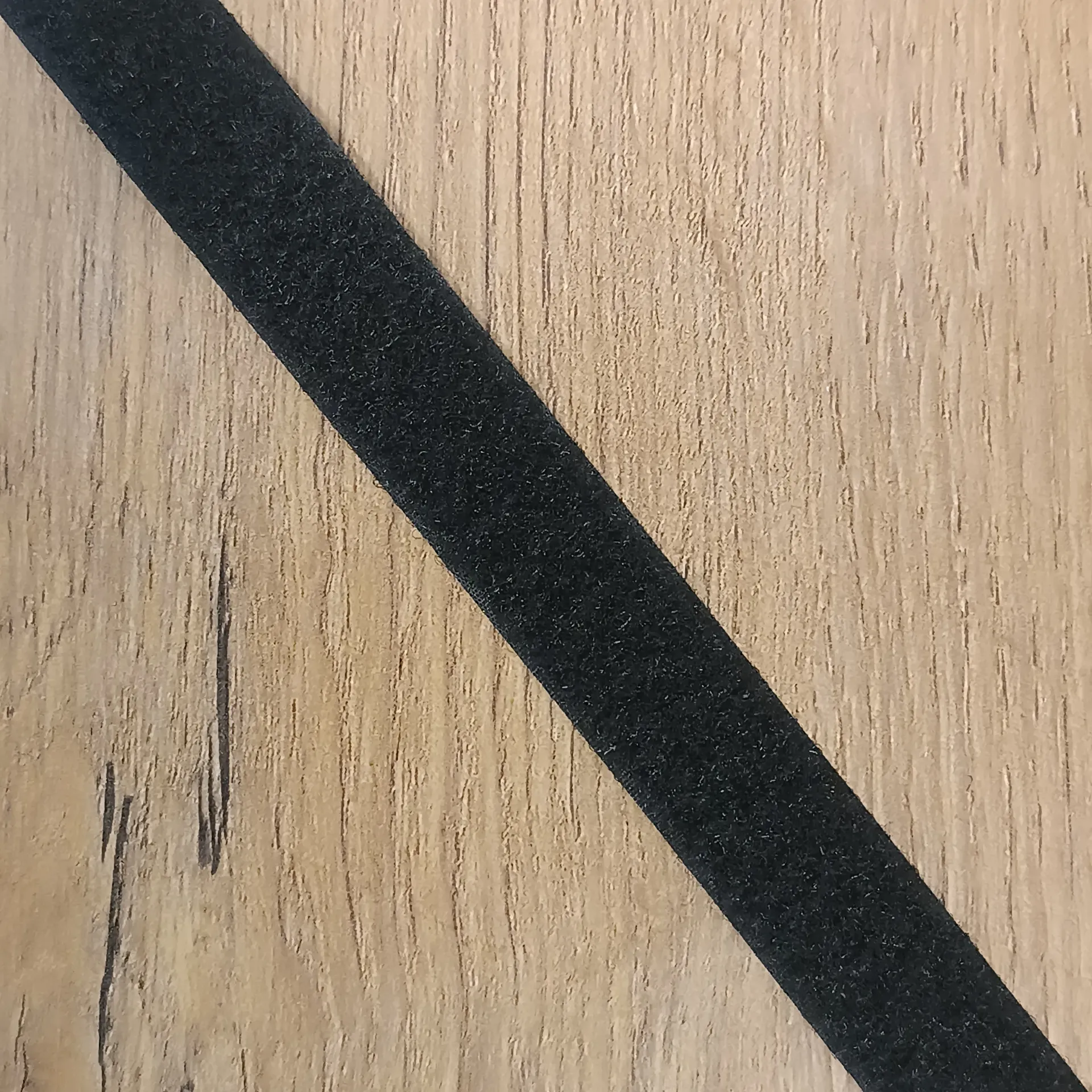 VELCRO® Brand loop tape black 20 mm (3/4") – sold by the meter