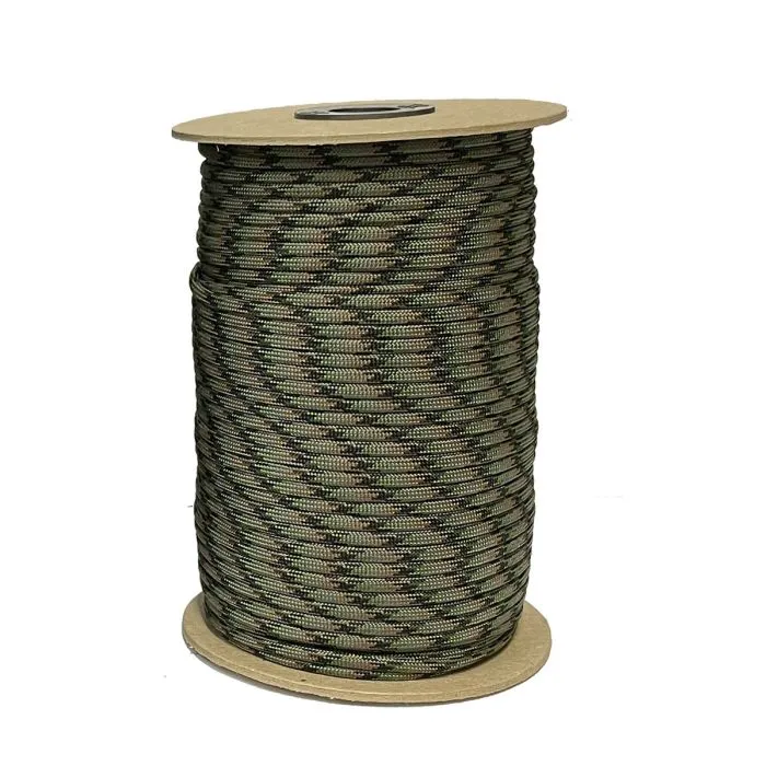 Type III 550 Paracord Olive Camo - 10m Hank