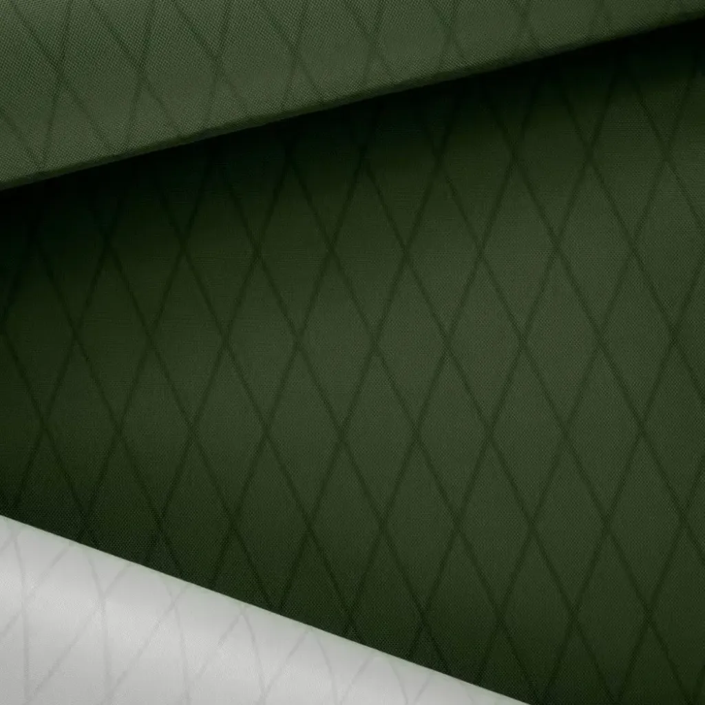 X-Pac® VX21 X4-Laminat X-PLY® 210 den Nylon Dunkelgrün – Projektpanel 74 × 100 cm