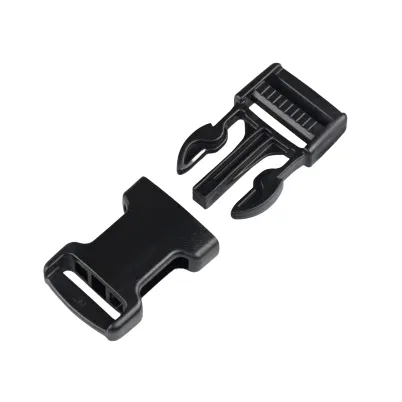 WB20 Steckschnalle 2M Warrior-Serie Schwarz, 20 mm