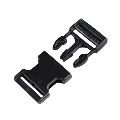 WB40 Steckschnalle 2M Warrior-Serie Schwarz, 40 mm