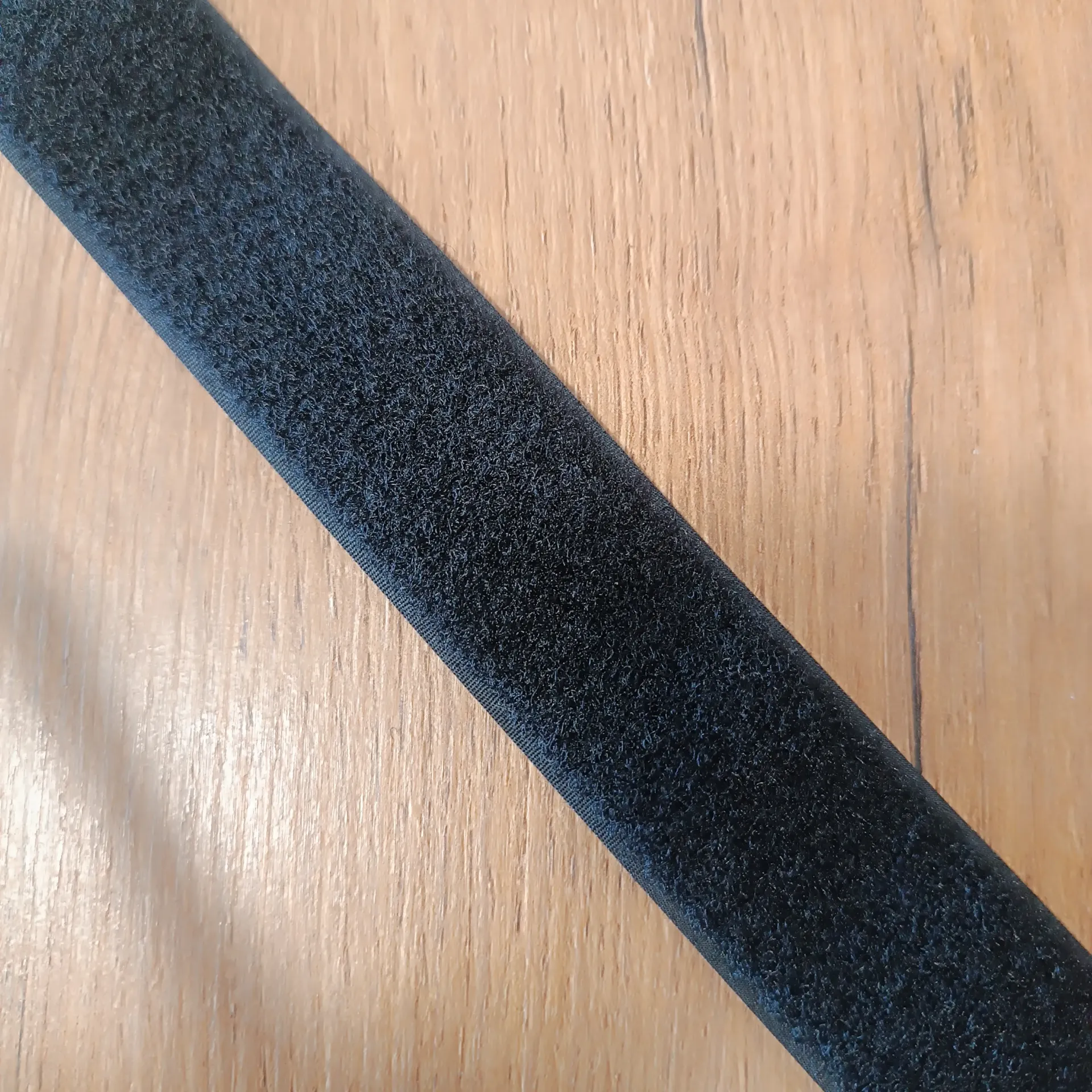 VELCRO® Brand loop tape black 38 mm (1.5") – sold by the meter