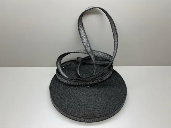 [WG-TE640] Grip Webbing Black 25 mm (1") – sold by the meter
