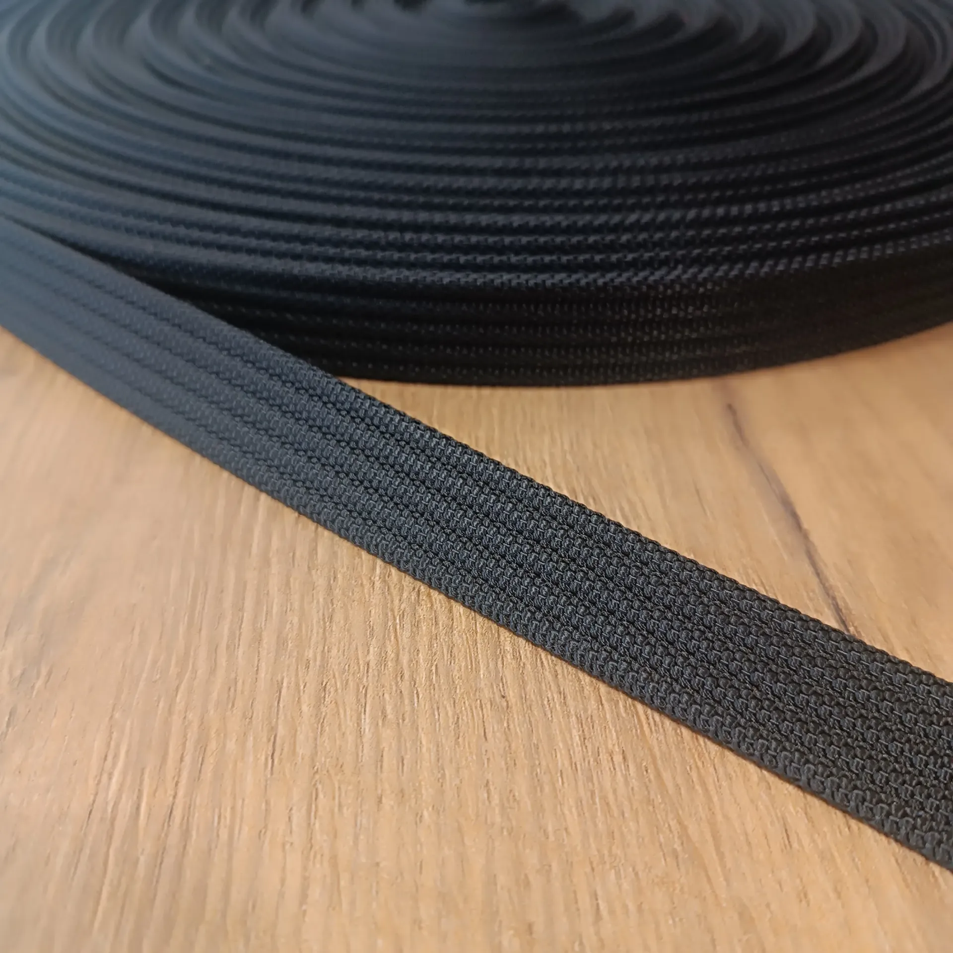 Polyamid Gurtband Schwarz 25 mm – Meterware