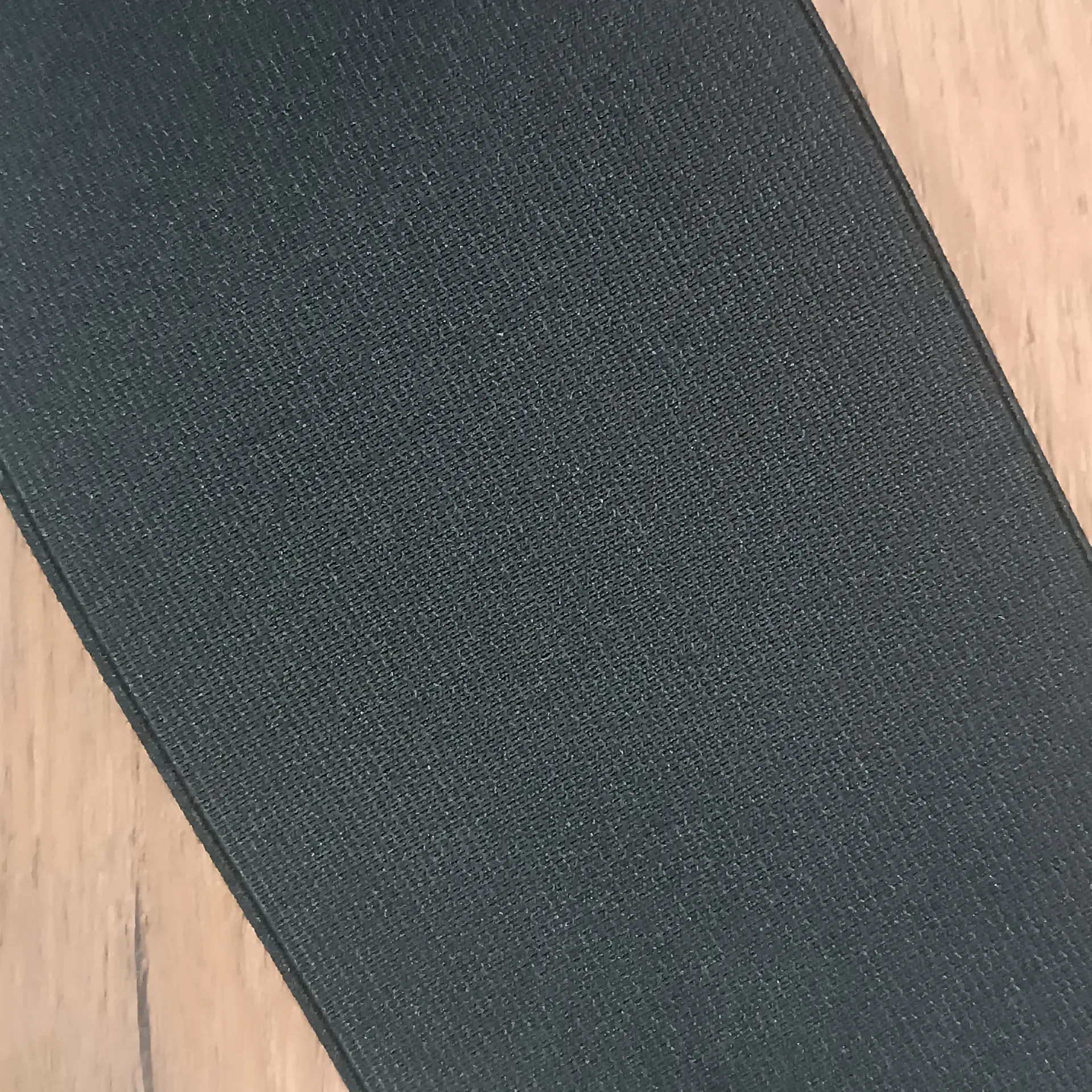[WEB-NOW-TGP-BLCK-0100-01MTR] Polyester Gummiband Schwarz 100 mm, gewebt – Meterware