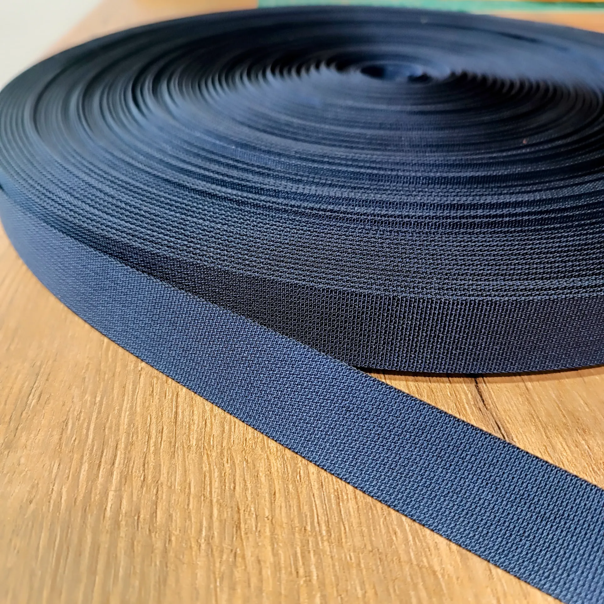 Polyamid Gurtband Marineblau 25 mm – Meterware