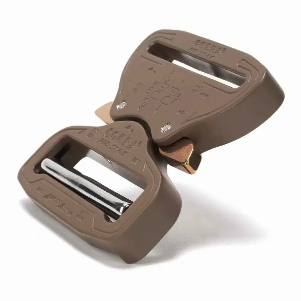 [FY50CVF-XL] COBRA® PRO STYLE Coyote Brown HPC 50 mm (2") XL-Clips