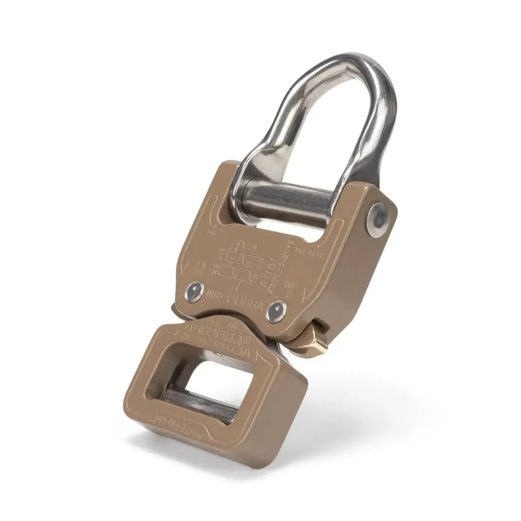 [FX25CVD] D-Ring COBRA® PRO STYLE Coyote Brown 25 mm