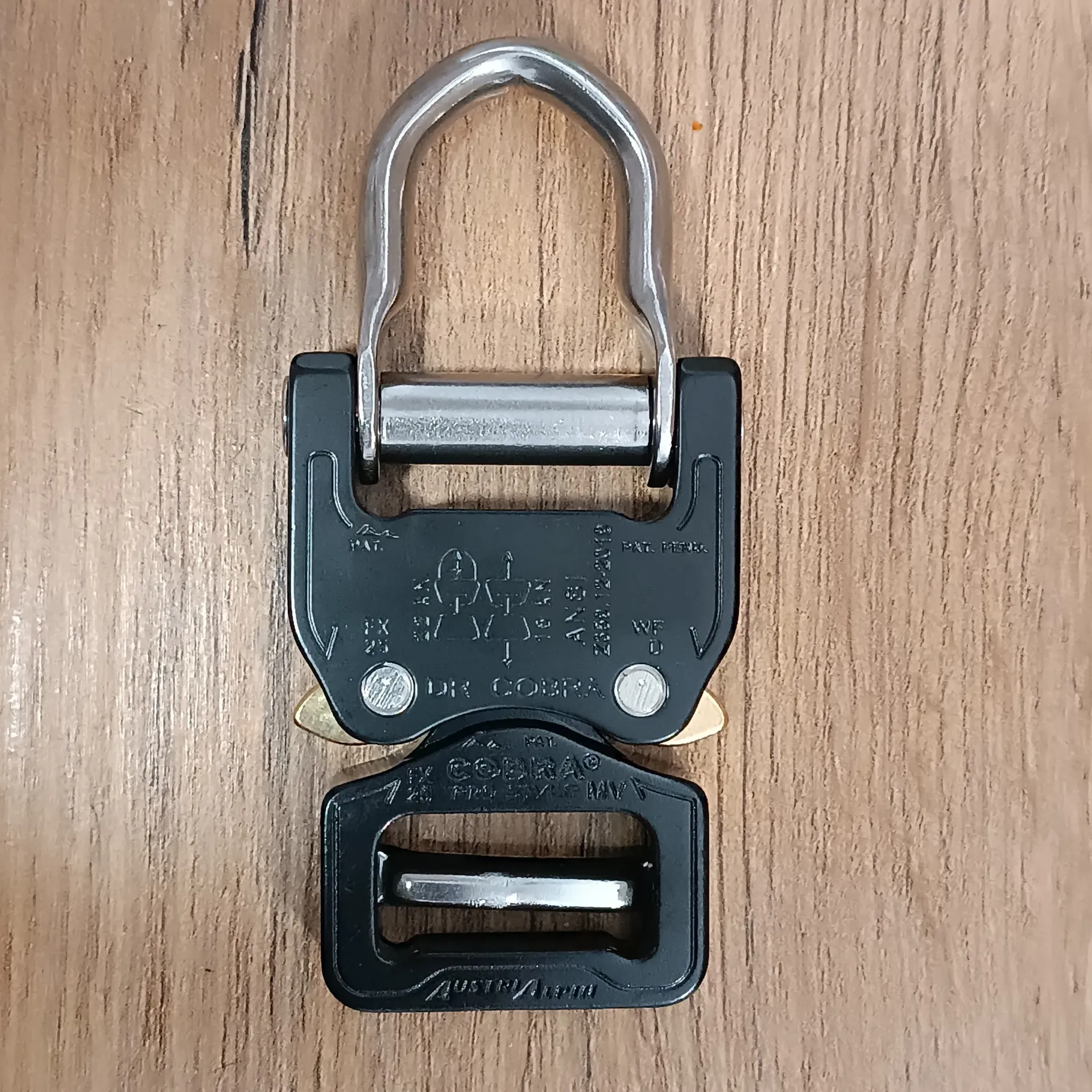 D-Ring COBRA® PRO STYLE Schwarz KTL 25 mm