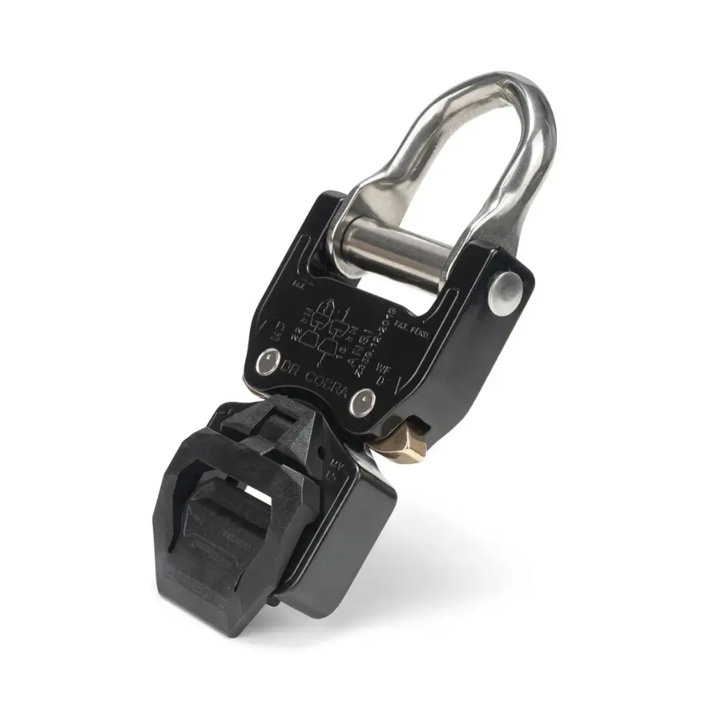 [FX25KVD-LS] D-Ring COBRA® PRO STYLE Schwarz KTL 25 mm SNAKEBITE