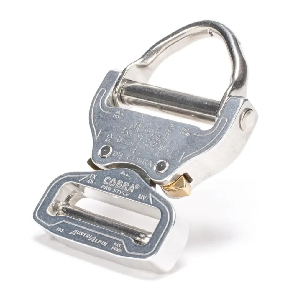 [FX45AVD] D-Ring COBRA® PRO STYLE Srebrna 45 mm