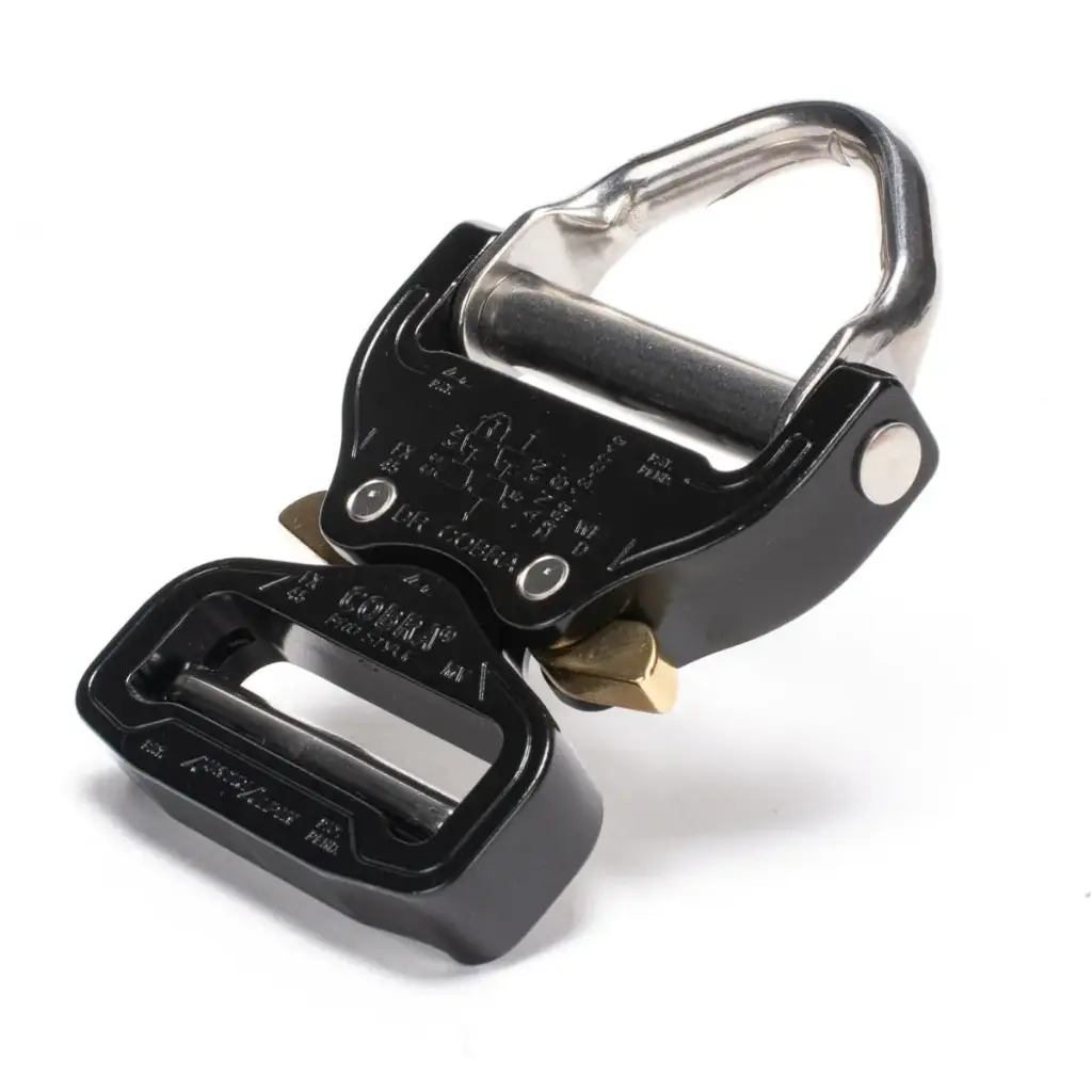 [FX45KVD-XL] D-Ring COBRA® PRO STYLE Black KTL 45 mm XL-Clips