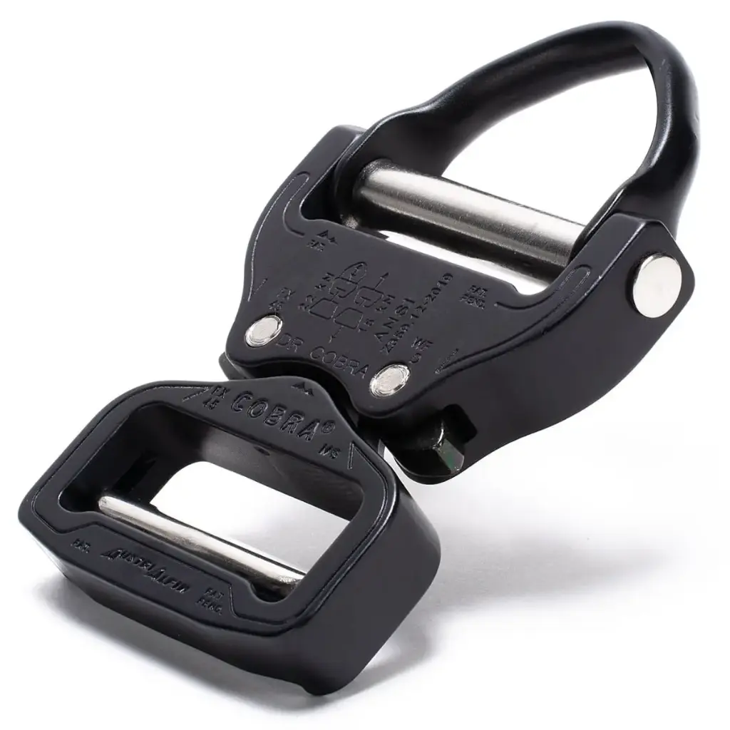 D-Ring COBRA® PRO STYLE Matowa Czarna 45 mm