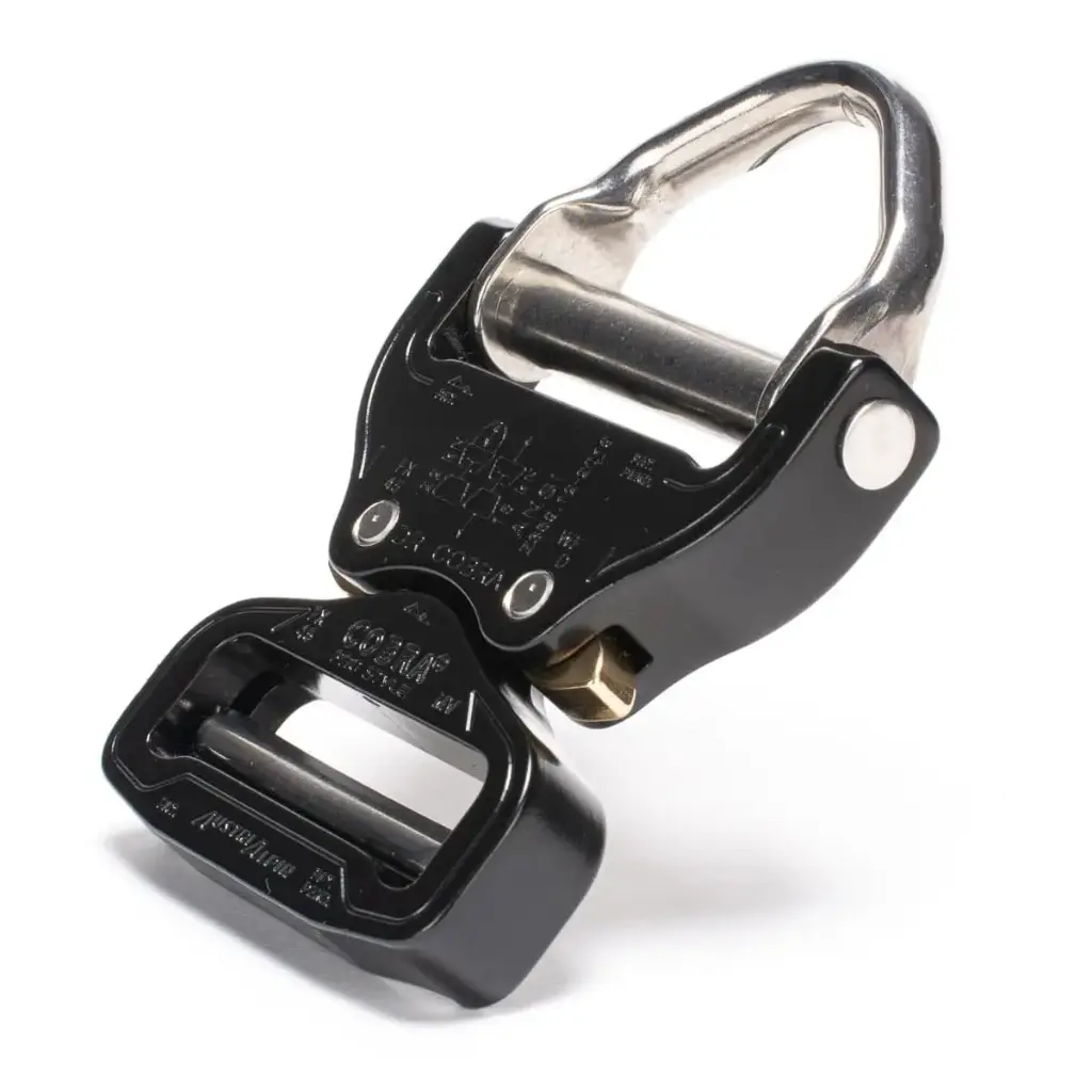 D-Ring COBRA® PRO STYLE Schwarz KTL 50 mm