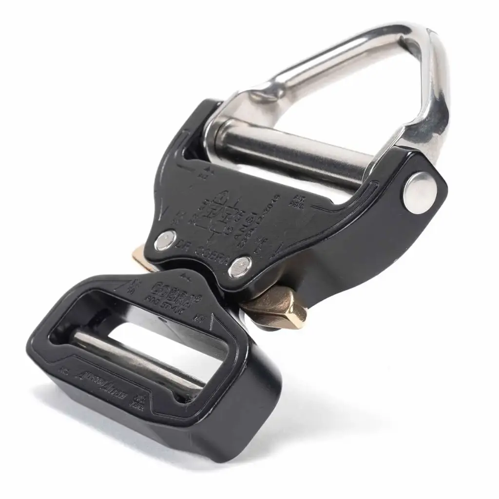 D-Ring COBRA® PRO STYLE Black KTL 50 mm XL-Clips